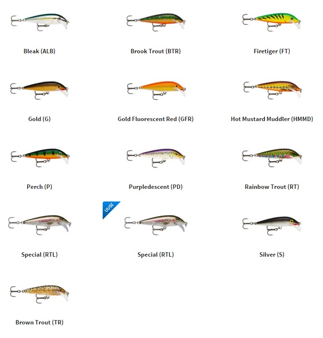 Rapala Scatter Rap Countdown 7cm Wobbler - Wobblers - 022677226088 - 1