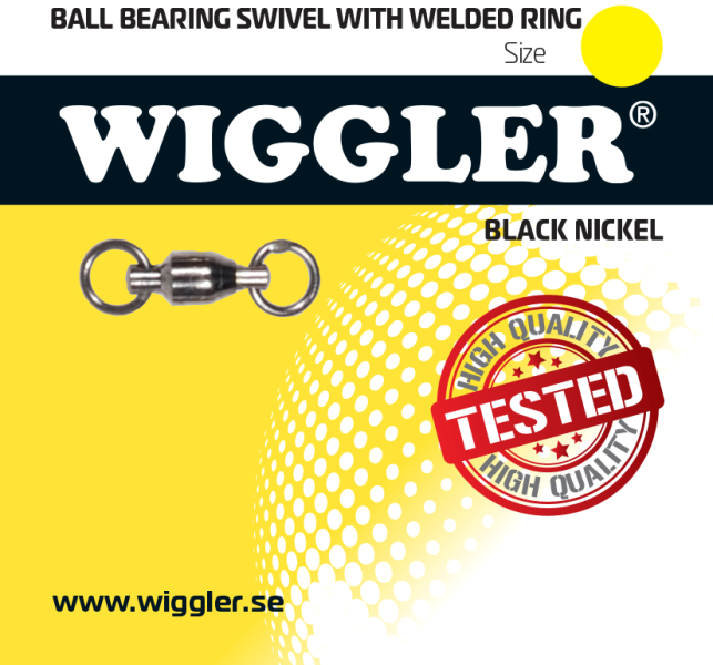 Wiggler Ball bearings swivel - Fishing leaders and lure snaps - 3950001240868 - 1