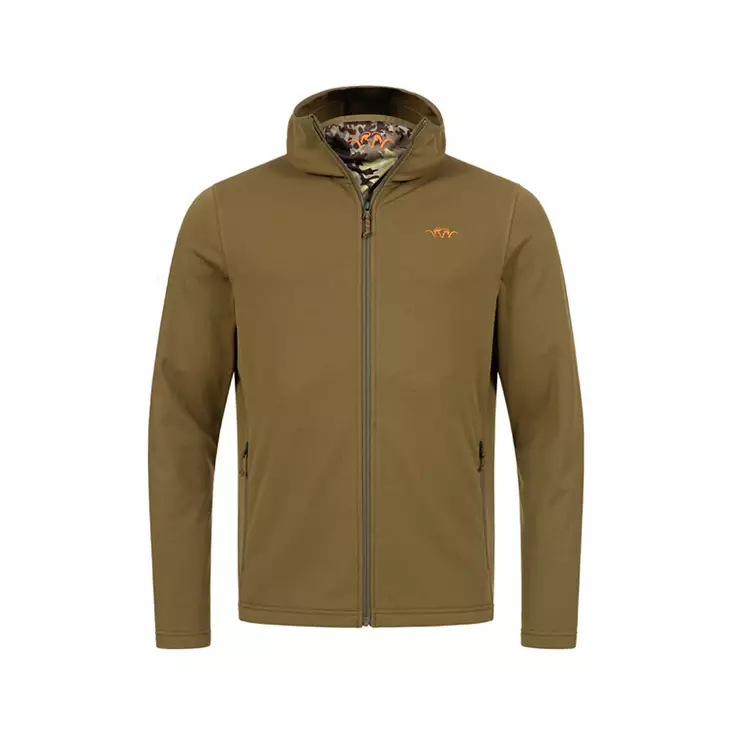 Blaser Drain Full-Zip Midlayer Dark Olive Hoodie - Skjortor och tröjor - 4066481054129 - 1